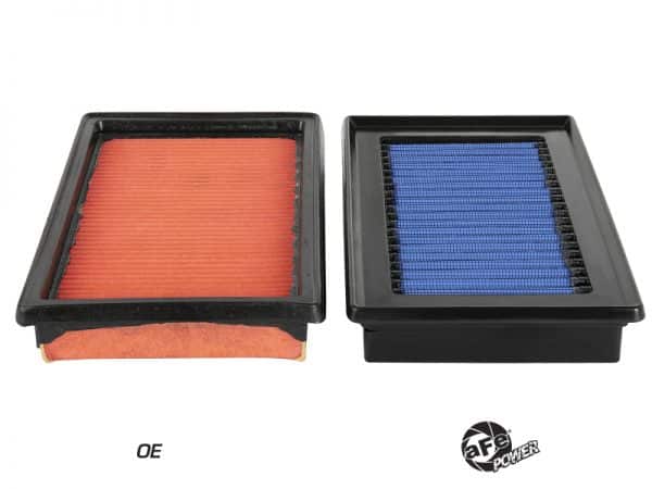 aFe MagnumFLOW OE Replacement Air Filter w/ Pro 5R Media (Pair) 14-19 Infiniti Q50 V6-3.5L/3.7L - Image 3