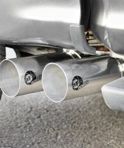 Alternative view of aFe Rebel Exhausts 3in SS Cat-Back 15-16 Ford F-150 EcoBoost V6 2.7/3.5L V8 5.0L w/ Polished Tips