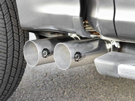 Alternative view of aFe Rebel Exhausts 3in SS Cat-Back 15-16 Ford F-150 EcoBoost V6 2.7/3.5L V8 5.0L w/ Polished Tips