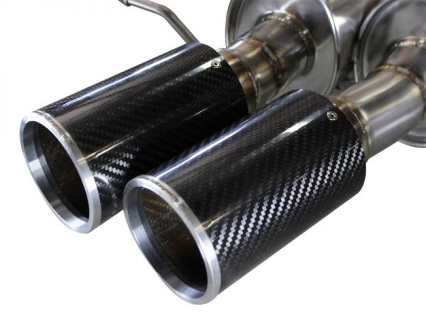 aFe MACHForce XP Exhaust 304SS Cat-Back w/ Carbon Fiber Tips 12-13 BMW M5 (F10) V8 4.4L (tt) - Image 3