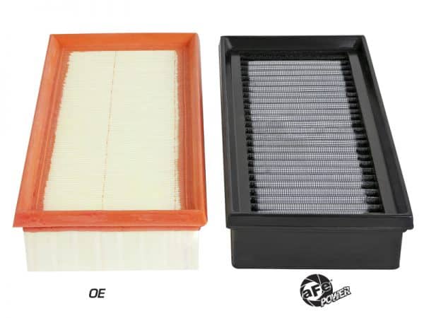aFe Magnum FLOW Pro DRY S OE Replacement Filter 15-19 Mercedes C63 AMG 4.0L TT (Pair) - Image 3