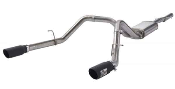 aFe Apollo GT Series 3 IN 409 SS Cat-Back Exhaust System w/ Black Tip GM Sierra 1500 09-18 - Image 3