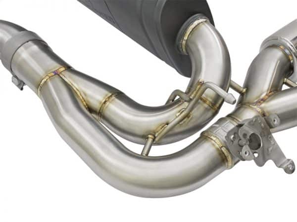 aFe MACHForce XP 3in - 2 1/2in Axle Back 304SS Exhaust w/ Polished Tips 16-17 BMW M2 (f87) - Image 5