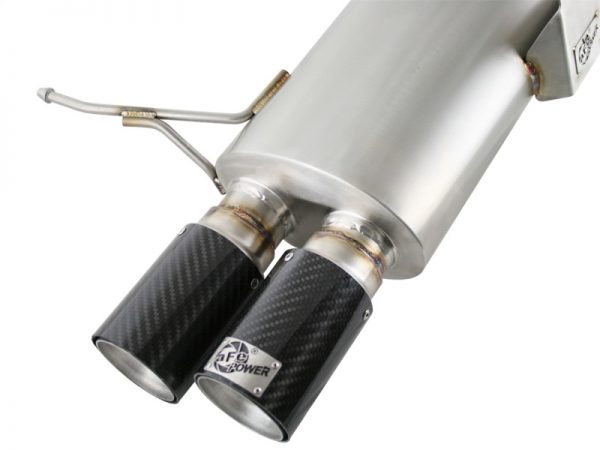 aFe MACHForce XP Exhaust Cat-Back 2.5in Dia Carbon Fiber Tips SS-304 08-13 BMW M3 (E90) V8 4.0L - Image 5