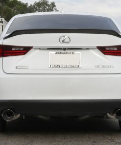 Alternative view of aFe POWER Takeda 16-17 Lexus IS200t L4-2.0L (t) 2.5in-3in 304 SS CB Exhaust w/Polish Tip