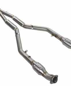 Alternative view of AFE 08-13 BMW(E90/92/93) MACH Force XP 304 Stainless Steel V8 4.0L w/ Cat & Resonator