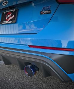 Alternative view of aFe Takeda 3in 304 SS Cat-Back Exhaust System w/ Blue Flame Tip 16-18 Ford Focus RS I4-2.3L (t)