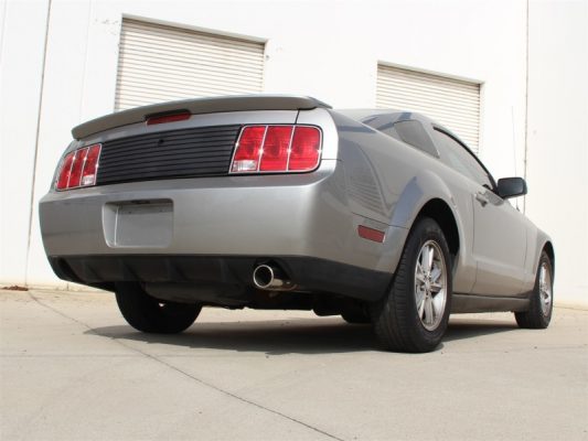Alternative view of aFe Axle-Back Exhaust 2.5in 409SS w/Polished Tip 05-09 Ford Mustang V6 4.0L