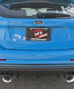Alternative view of aFe Takeda 3in 304 SS Axle-Back Exhaust System w/ Polished Tip 16-18 Ford Focus RS 2.3L (t)