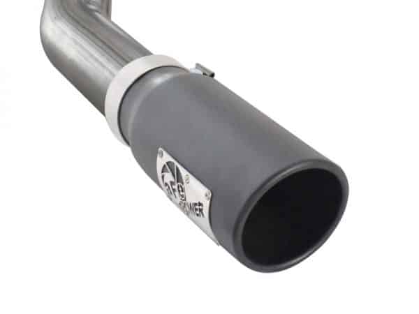 aFe MACHForce XP Exhausts Cat-Back SS 409 EXH  Wrinkle Black CB Ford F-150 11-12 V6-3.5L (tt) - Image 2