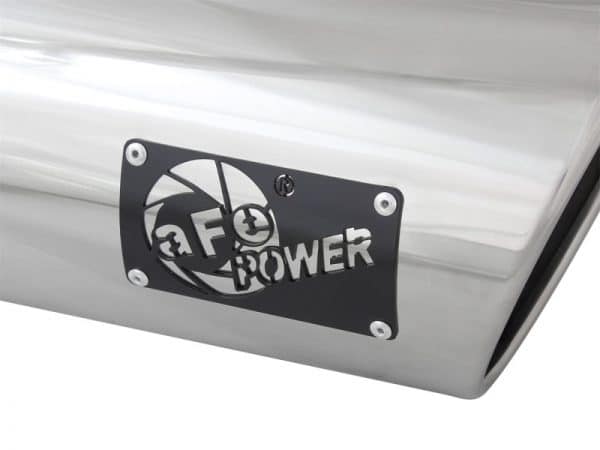 aFe MACH Force-XP 304 SS Single Wall Polished Exhaust Tip Pair 4in Inlet x 6in Outlet x 15in L - Image 5