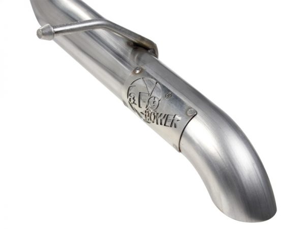 aFe MACHForce XP Exhaust Cat-Back 3in SS-409 Hi-Tuck inRBin 12-14 Jeep Wrangler Unlimited V6 4Dr - Image 7