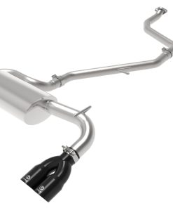 aFe POWER Takeda 2in to 2-1 304 SS Cat-Back Exhaust w/ Black Tips 11-17 Lexus CT200h 1.8L