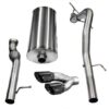 Corsa 11-14 GMC Yukon 6.2L V8 3in Cat-Back Single Side w Twin 4in Black Pro-Series Tips