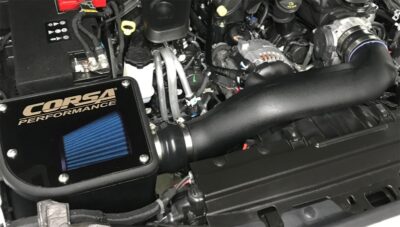 Alternative view of Corsa 18-19 Jeep Wrangler JL 3.6L V6 Closed Box Air Intake w/ MaxFlow 5 Oiled Filter