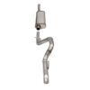 Corsa 18-21 Jeep Wrangler JLU 3.6L Sport 2.75in Cat-Back Exhaust w/ Turn Down Tip
