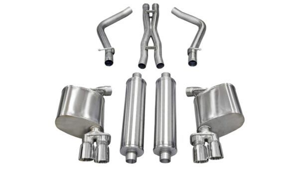 Alternative view of Corsa 11-13 Dodge Charger R/T 5.7L V8 Polished Sport Cat-Back Exhaust