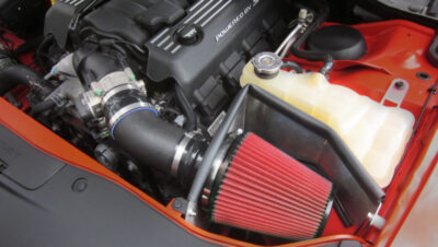 Alternative view of Corsa Apex 11-17 Dodge Challenger SRT 6.4L DryFlow Metal Intake System