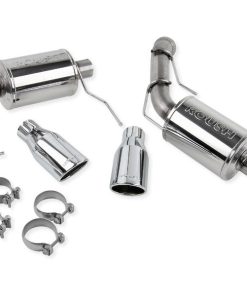 Alternative view of ROUSH 2011-2014 Ford Mustang V6 Enhanced Sound Dual Axle-Back w/ Round Tips