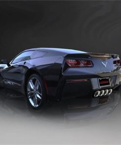Alternative view of Corsa 2014 Corvette C7 Coupe 6.2L V8 AT/MT 2.75in Valve-Back Dual Rear Exit Polished Xtreme Exh