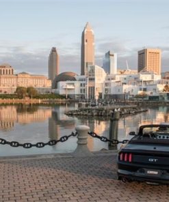 Alternative view of Corsa 15-16 Ford Mustang GT Convertible 5.0L V8 Polished Xtreme Dual Rear Exit Exhaust