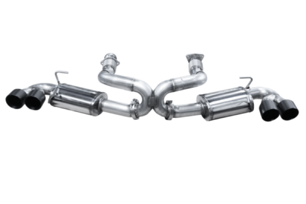 Alternative view of ARH 2020+ Chevy Corvette C8 3in Catback Exhaust System w/ Polished Tips