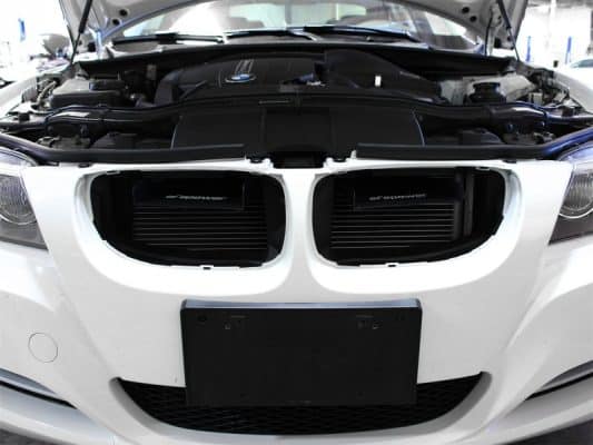 Alternative view of aFe MagnumFORCE Intakes Scoops AIS BMW 335i (E90/92/93) 07-11 L6-3.0L (tt)