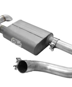 Alternative view of aFe Scorpion Exhaust System Axle Back Aluminized Hi-Tuck 07-17 Jeep Wrangler JK V6 3.6/3.8L