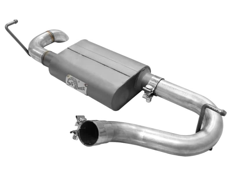 aFe Scorpion Exhaust System Axle Back Aluminized Hi-Tuck 07-17 Jeep Wrangler JK V6 3.6/3.8L - Image 2