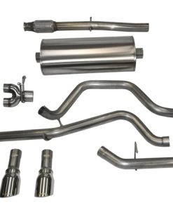 Corsa 14 GMC Sierra/Chevy Silv 1500 Crew Cab/Std. Bed 5.3L V8 Polished Sport Dual Rear CB Exhaust