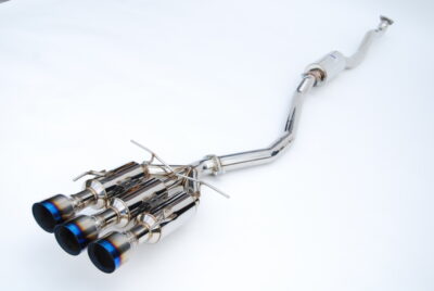 Alternative view of Invidia 17+ Honda Civic SI Coupe Gemini Triple Titanium Tip Cat-back Exhaust