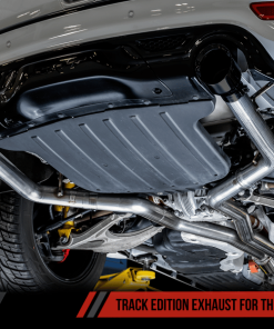 Alternative view of AWE Tuning 2020 Jeep Grand Cherokee SRT Track Edition Exhaust - Diamond Black Tips