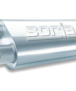 Borla Universal Oval Transverse Single 3in Inlet/2.5in Outlet 19in x 10.25in x 5.5in Turbo Muffler
