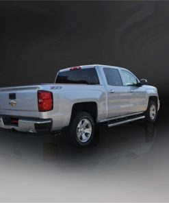 Alternative view of Corsa 14 GMC Sierra/Chevy Silv 1500 Crew Cab/Std. Bed 5.3L V8 Black Sport Single Side CB Exhaust
