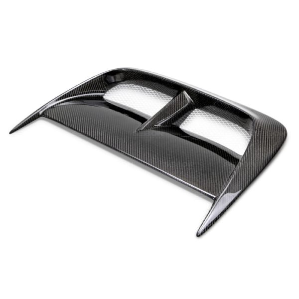 Alternative view of Seibon 04-05 Subaru WRX/STi CW Carbon Fiber Hood Scoop - Only Fits OEM Hoods (Not Seibon Hoods)