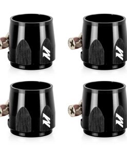 Mishimoto Aluminum -6AN Hex Finishers - Black