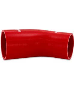 Alternative view of Mishimoto Silicone Reducer Coupler 45 Degree 2.75in to 3in - Red