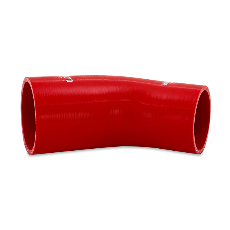 Mishimoto Silicone Reducer Coupler 45 Degree 3in to 3.25in - Red - Image 3