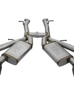 Alternative view of aFe MACHForce XP 3in 304 SS Axle-Back Exhaust Dual Exhaust (NPP) w/ Black Tips 16-17 Camaro SS V8