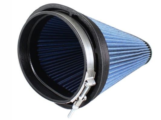 Alternative view of aFe MagnumFLOW Pro5R Intake Replacement Air Filter (7.75x5.75in)F x (9x7in)B x (6x2.75in)T x 9.5in H
