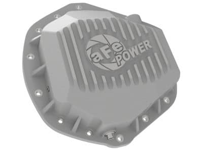 Alternative view of aFe Power Pro Series Rear Differential Cover Raw w/ Machined Fins 14-18 Dodge Ram 2500/3500