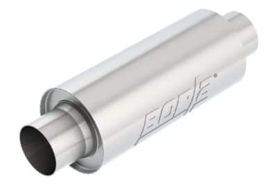 Alternative view of Borla Universal XR-1 Multi-Core Racing Muffler 3.5in Center-Center 14in x 6.25in Round