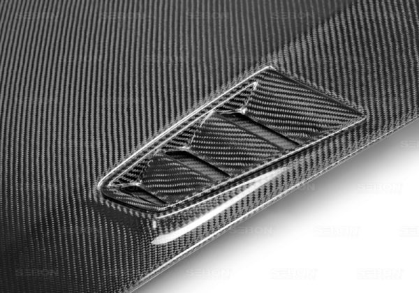 Alternative view of Seibon 06-10 Honda Civic 4 Door JDM / Acura CSX (FD1/2/3/5) MG II Carbon Fiber Hood