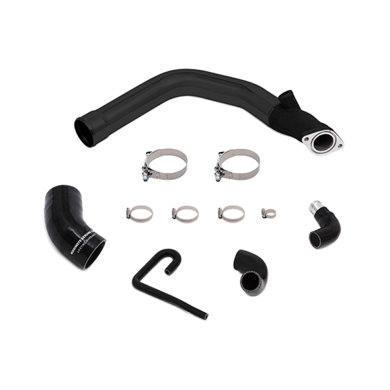 Mishimoto 2015 Subaru WRX Top-Mount Intercooler Kit - Powder Coated Black & Polished Pipes - Image 8