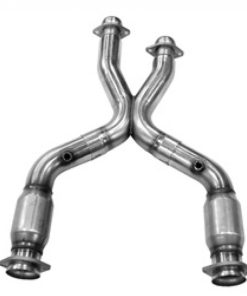 Kooks 99-04 Ford Mustang GT / Cobra 2 1/2in In x 2 1/2in OEM Out Cat SS X Pipe Kooks HDR Req