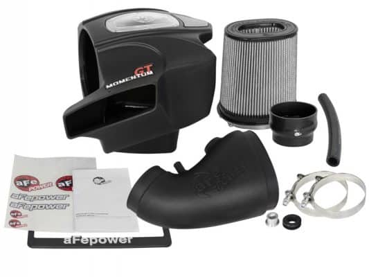 Alternative view of aFe POWER Momentum GT Pro Dry S Cold Air Intake 12-17 Jeep Grand Cherokee SRT-8/SRT V8-6.4L HEMI