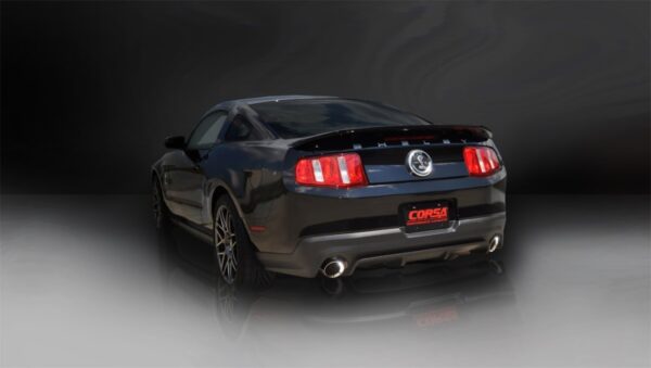 Alternative view of Corsa 11-12 Ford Mustang Shelby GT500 5.4L V8 Polished Sport Axle-Back Exhaust