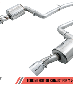 AWE Tuning 2017+ Dodge Charger 5.7L Touring Edition Exhaust - Non-Resonated - Chrome Silver Tips