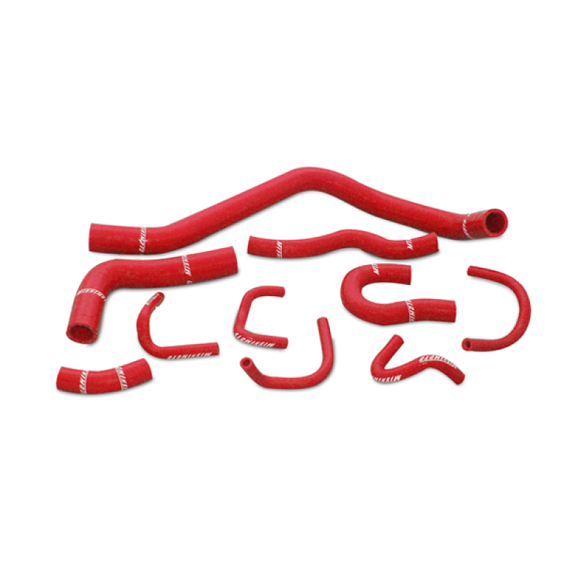 Mishimoto 88-91 Honda Civic Red Silicone Hose Kit - Image 2