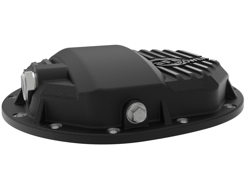 aFe Power Pro Series AAM 9.5/9.76 Rear Diff Cover Black w/Mach Fins 14-19 GM Silverado/Sierra 1500 - Image 5